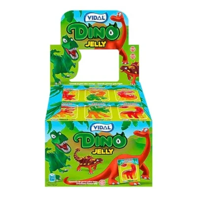 Afbeelding van Dino Jelly snoep in blister per doos van 66