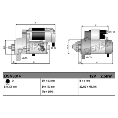 Afbeelding van Denso Starter DSN3014