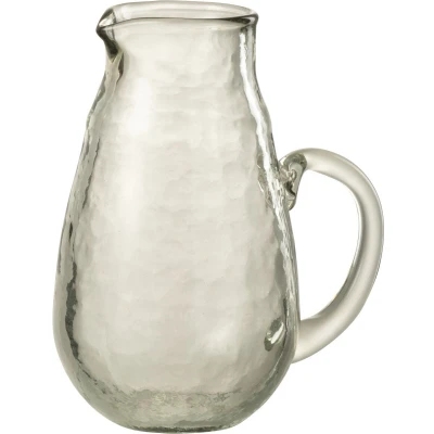 Afbeelding van J Line karaf glas transparant small woonaccessoires