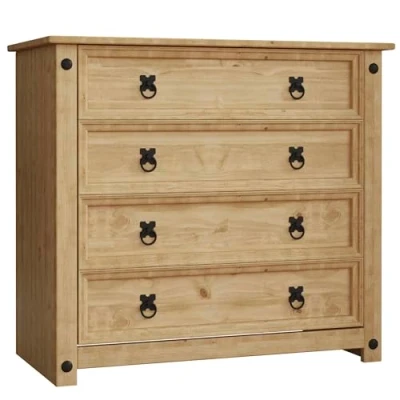 Afbeelding van Vida Designs Commodes &amp; dressoirs, kunstmatig gewaxt grenenhout, grenen, standaard
