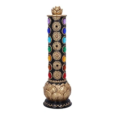 Afbeelding van Nemesis Now Chakra Totem Wierookbrander, Goud, 31cm