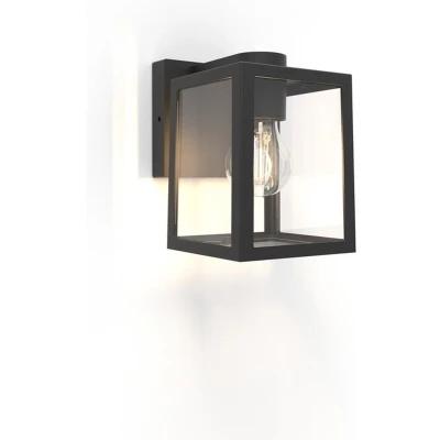 Afbeelding van Lutec SHIVA 5206501012 Buitenlamp (wand) E27 40.0000000000000 W Zwart