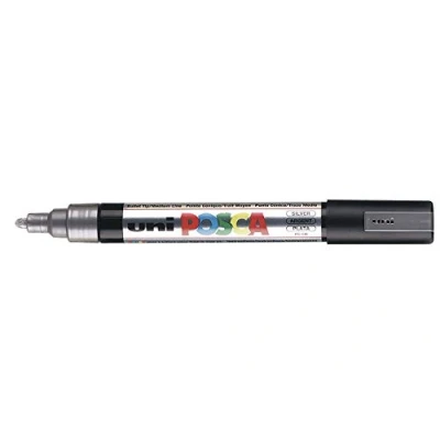 Afbeelding van Posca UNI BALL MARKER pen PC 5M ZILVER Enkele