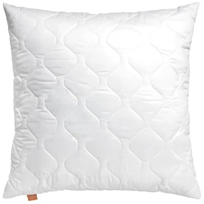 Afbeelding van sleepling Basic 100 hoofdkussen, 55 x cm, sierkussen, bankkussen, Ökotex, wasbaar tot 60 graden, Made in EU, vulling kwantiteitsgarantie, maatgarantie, wit