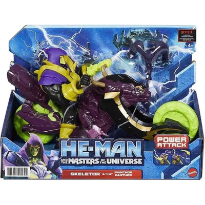 Afbeelding van Masters of the Universe Skeletor &amp; Panthor Mattel Power Attack