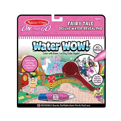 Afbeelding van Melissa &amp; Doug Water WOW! voor onderweg Luxe en herbruikbaar ‘onthul met water’ activiteitenblok Sprookjes