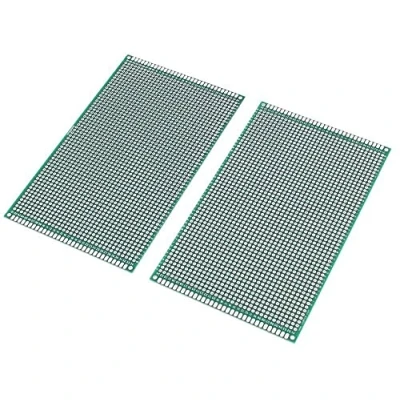 Afbeelding van Fasizi 2 STKS (9 x 15 cm) PCB Board Universele Dubbelzijdige Prototyping Breadboard Panel Printplaat voor DIY Solderen