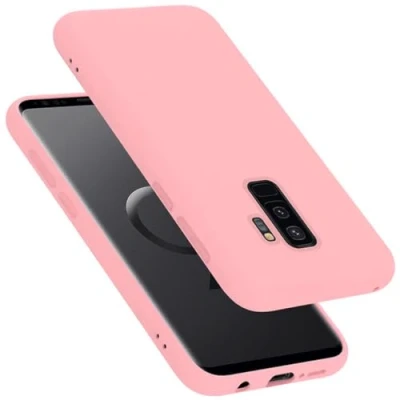 Afbeelding van Cadorabo Hoesje geschikt voor Samsung Galaxy S9 PLUS Case in LIQUID ROZE Beschermhoes TPU silicone Cover