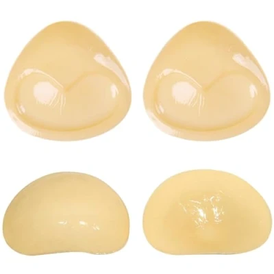 Afbeelding van Siliconen BH inzetstukken Push Up Sticky Bra Pads Inserts 2 paar Dubbelzijdige Huidvriendelijke Waterdichte Antislip Badpak voor Bikini