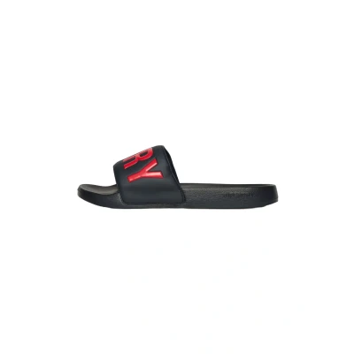 Afbeelding van Superdry CORE Graphic Muiltjes, Heren, Maat: 40, Nautical navy Rubber/ textiel