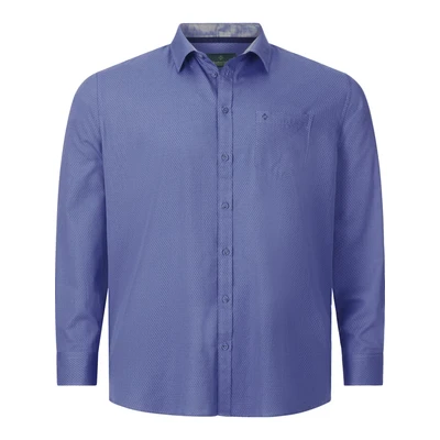 Afbeelding van Charles Colby DUKE RYE Overhemd, Heren, Maat: Large, Hellblau
