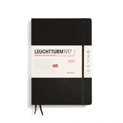 Afbeelding van LEUCHTTURM1917 370688 Weekplanner Composition (B5) 2025, zwart, Engels