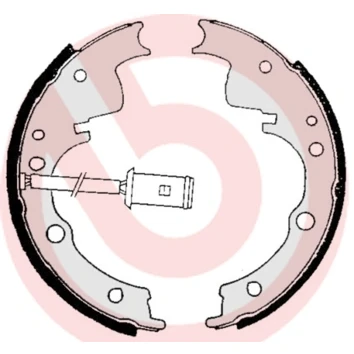 Afbeelding van Brembo Remschoen set S A6 505