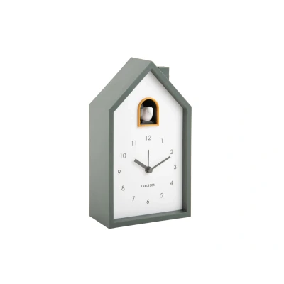 Afbeelding van Karlsson Wekker Modern Cuckoo Groen 12x6x20cm Scandinavisch