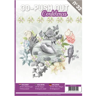 Afbeelding van 3D Push Out book 32 Condolences