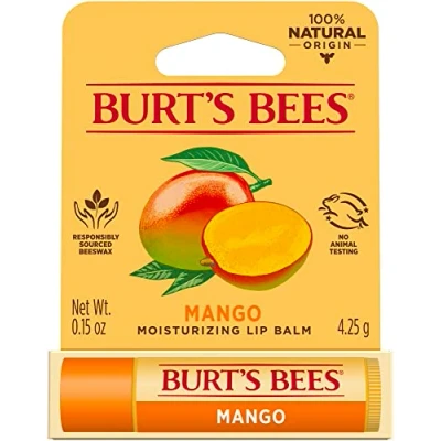 Afbeelding van Burts Bees Mango Moisturizing Lip Balm Blister for Unisex 0.15 oz