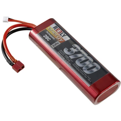 Afbeelding van Reely LiPo accupack 7.4 V 3700 mAh Aantal cellen: 2 20 C Hardcase T stekkersysteem