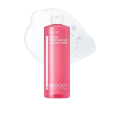 Afbeelding van DERMALOGY by NEOGENLAB Kalmerende micellaire cica boom reinigingswater 400 ml hydraterende gezichtsreiniger en make up remover voor de gevoelige huid, pure schoonheid