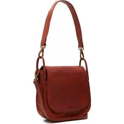 Afbeelding van SUMATRA Black label dames schoudertas Cognac