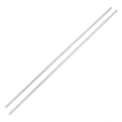 Afbeelding van 2 stks Lineaire Staaf Rechte Ronde Lager Staal Cilinder Rail As Rvs 8mm Diameter 600mm Lengte