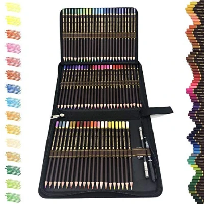 Afbeelding van ZZONEART Set van 72 kleurpotloden, professionele kunstset, op olie gebaseerde gemengde kleuren voor het tekenen, schrijven, ideaal kleurboeken volwassenen of kinderen