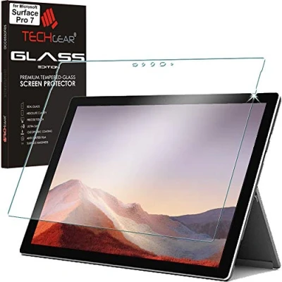 Afbeelding van TECHGEAR Anti schittering schermbeschermer compatibel met Microsoft Surface Pro 7 / Plus MATTE GLASS Edition echt gehard glas guard cover
