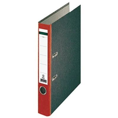 Afbeelding van Centra 221123 Standaard map (grijsachtige RC, met wolkenmarmeren papier laminatie, A4, 5,2 cm rugbreedte) rood
