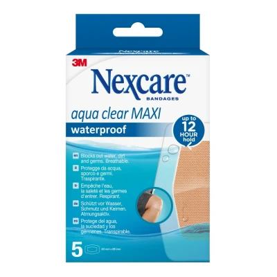 Afbeelding van Nexcare 3m Aqua Clear Maxi Wtp 5