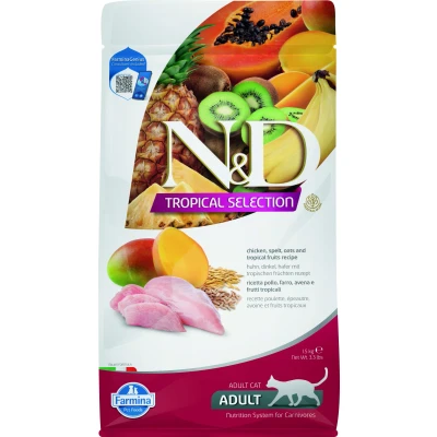 Afbeelding van N&amp;D Cat Tropical Selection Chicken 1,5 kg