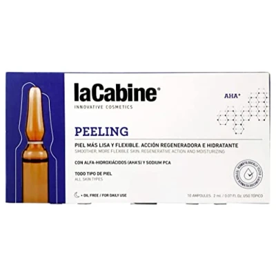 Afbeelding van La Cabine Ampullen Peeling Chemische Gezichtsbehandeling Complete huidvernieuwing: Peeling, anti rimpels, acne en vlekken 10x2ml
