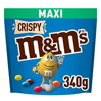 Afbeelding van M&amp;M&#039;S Crispy melk chocolade maxi