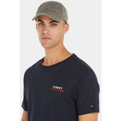 Afbeelding van Tommy Hilfiger Heren TH Flag &#039;85 Soft 6 Panel Cap AM0AM12531 Cap, Grijs (Shady Stone), ONE Size, (schaduwrijke steen), Eén Maat