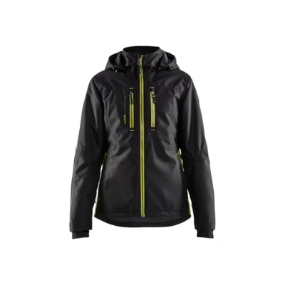Afbeelding van Blaklader 497219779933XXL licht gevoerd dames functionele jas, zwart/geel, maat XXL