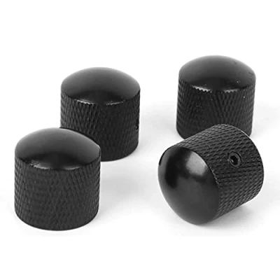 Afbeelding van gitaar Bass Knob, 4 stuks volume toon snelheid ​​​​​ control knoppen metaal materiaal met moersleutel reparatie accessoires