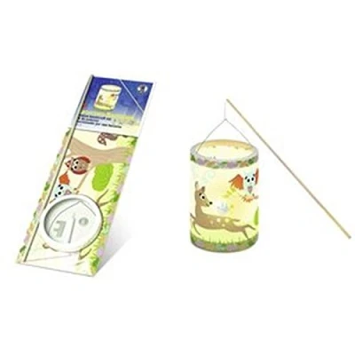 Afbeelding van Ursus 6880000 lantaarns knutselset, bosdieren, ca. 20 x 15,3 cm, van transparant papier, set voor het maken zelfgemaakte lantaarns, ideaal lantaarnloop