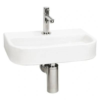 Afbeelding van Differnz Fonteinset Ovale Wit incl. kraan