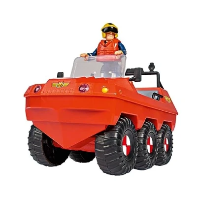 Afbeelding van Simba Toys Brandweerman Sam Hydrus 109252576038, 3 jaar, 20 cm, 6 aandrijfwielen, met beweegbare figuur van
