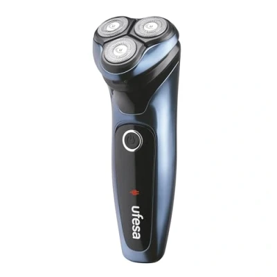 Afbeelding van Ufesa AR3050 Elektrisch scheerapparaat, roterend, van metaal, met flexibele messen, dual lemmet, IPX7, draaibare kop, uittrekbare dop, ergonomisch design, 45 minuten looptijd, snel opladen