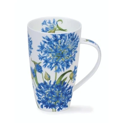 Afbeelding van Dunoon Fine Bone China Gemaakt in Engeland Henley Vorm Mok (Agapanthus)