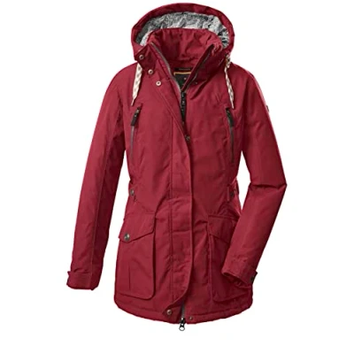 Afbeelding van G.I.G.A. DX dames Casual functioneel jack met afritsbare capuchon GW 62 WMN JCKT, dieprood, 50, 38725 000