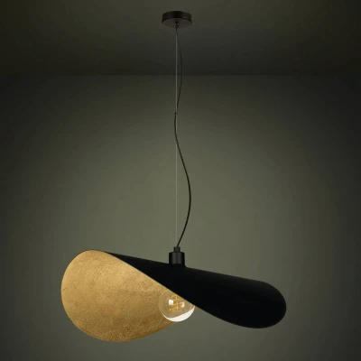 Afbeelding van Stars of Light Hanglamp Saceda zwart met goud 390429