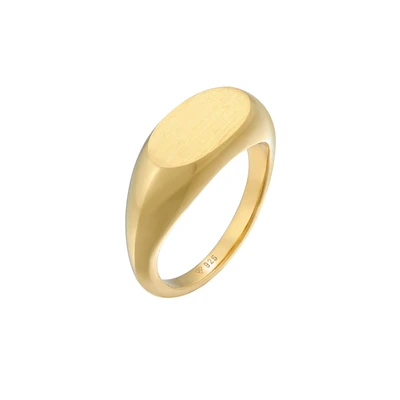 Afbeelding van Elli Glanz GEO Trend Ring goldcoloured, Dames, Maat: 54, Gold coloured