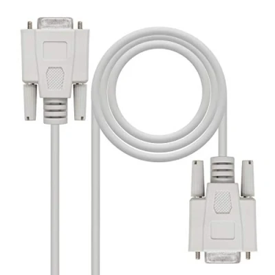 Afbeelding van Nanocable 10.14.0602 seriële kabel Beige 1,8 m DB9