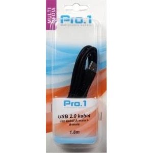 Afbeelding van Enzo Pro 1 USB kabel A male &gt; 1,8 meter 9280210