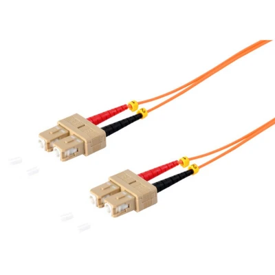 Afbeelding van Shiverpeaks S/CONN maximale connectiviteit glasvezel duplex patchkabel SC/SC 50/125µ, OM2, 3,0m (S/UTP, CAT6, 3 m), Netwerkkabel
