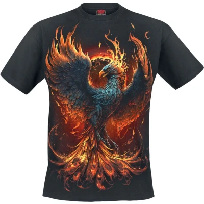 Afbeelding van Spiral Ashes Reborn Heren T shirt 4XL Zwart