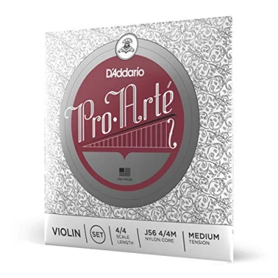 Afbeelding van D&#039;Addario J56 4/4M Pro Arte 4/4 Schaal Medium Spanning Viool String Set