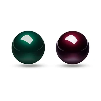 Afbeelding van Perixx PERIPRO 303X2A 1,34 inch Trackball 2 stuks Pack Vervangende bal voor M570, M575, PERIMICE 517/520/717/720 en andere 1,35 Muis Glanzend rood groen