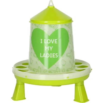 Afbeelding van Kerbl Pluimvee Voertoren Love My Ladies 2,4L / 2kg