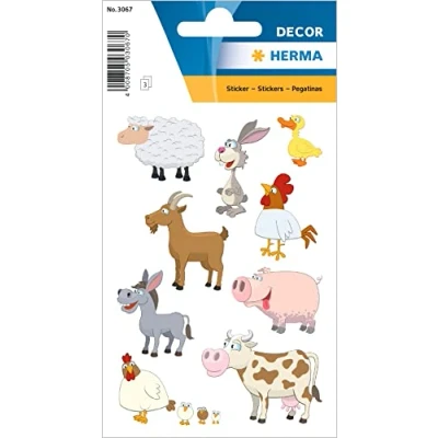Afbeelding van 10x Herma Stickers Favoriete Dieren